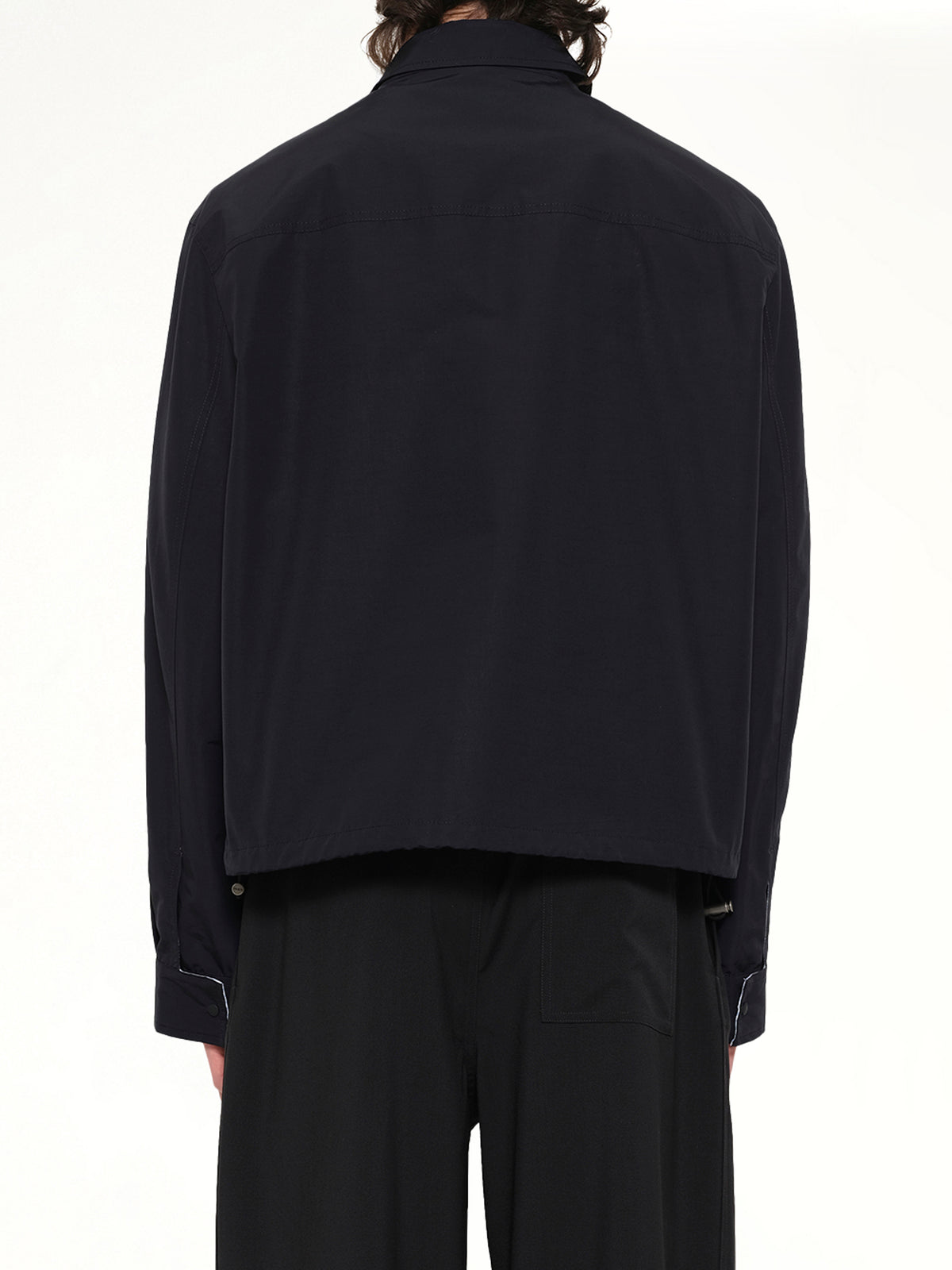 Zip-Up Jacket in Black