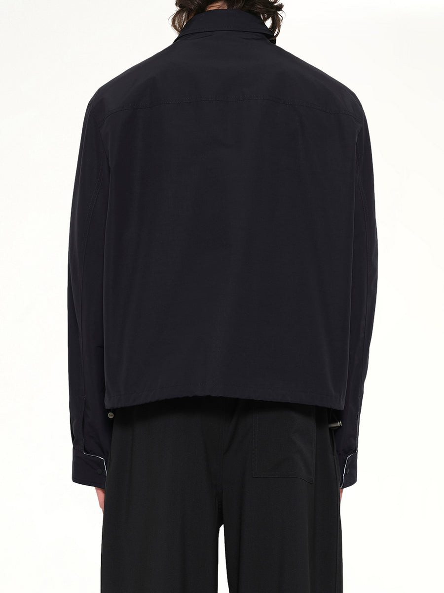 Zip-Up Jacket in Black