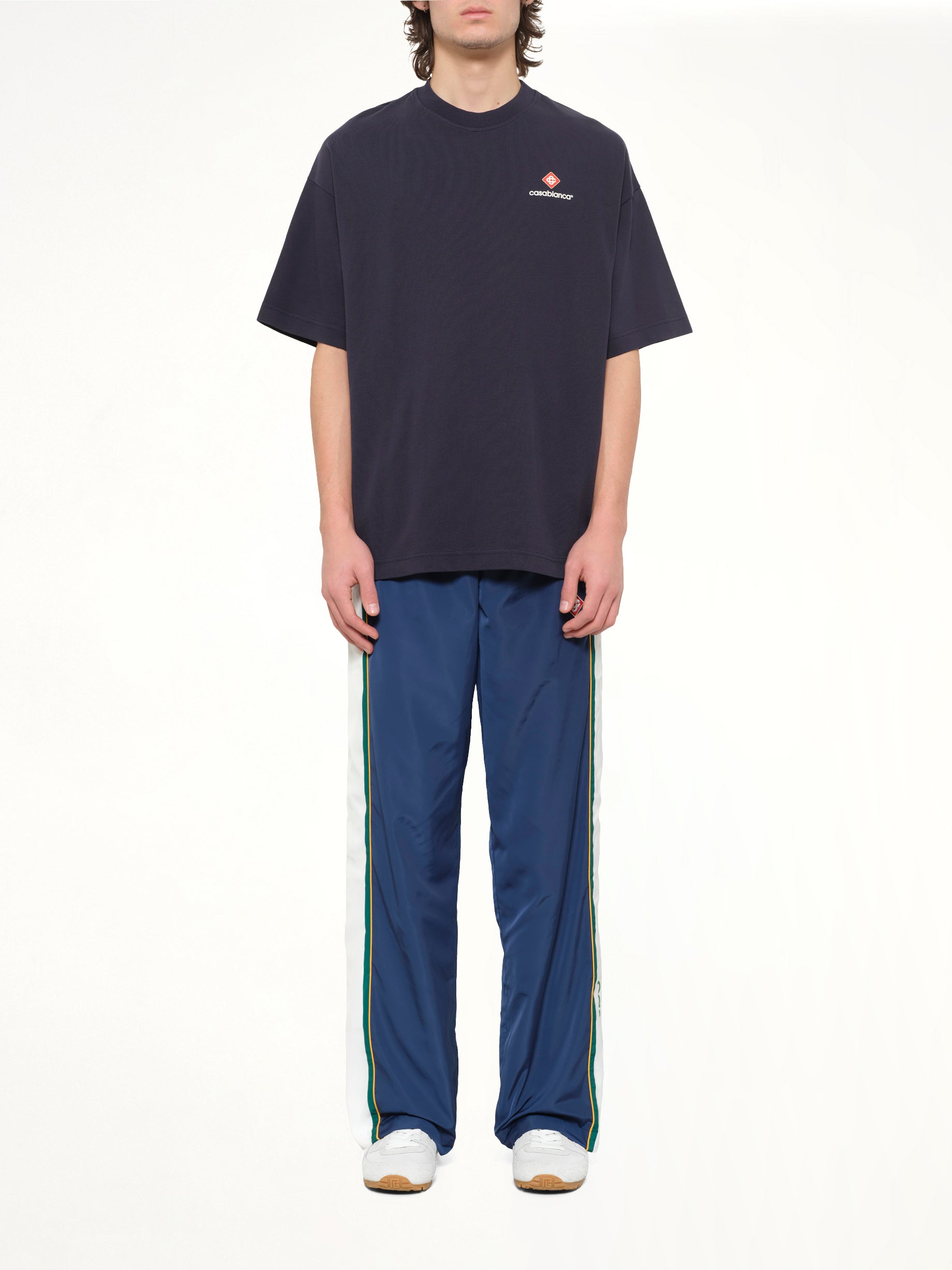 Casablanca Sports Oversized T-Shirt in Navy