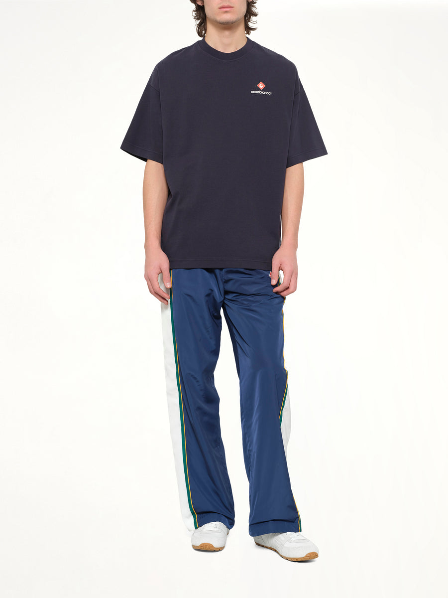 Casablanca Sports Oversized T-Shirt in Navy