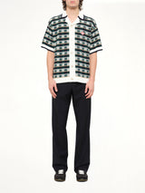 Cotton Mosaic Shirt in Green