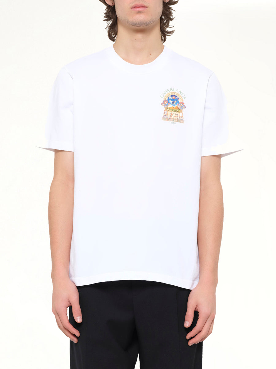 Egyptian Arch Classic T-Shirt in White