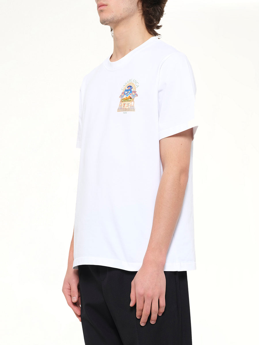 Egyptian Arch Classic T-Shirt in White