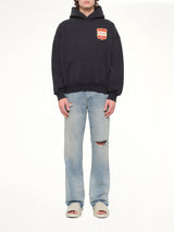 Filtaro Crest Hoodie in Vintage Black