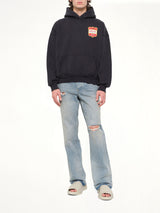 Filtaro Crest Hoodie in Vintage Black