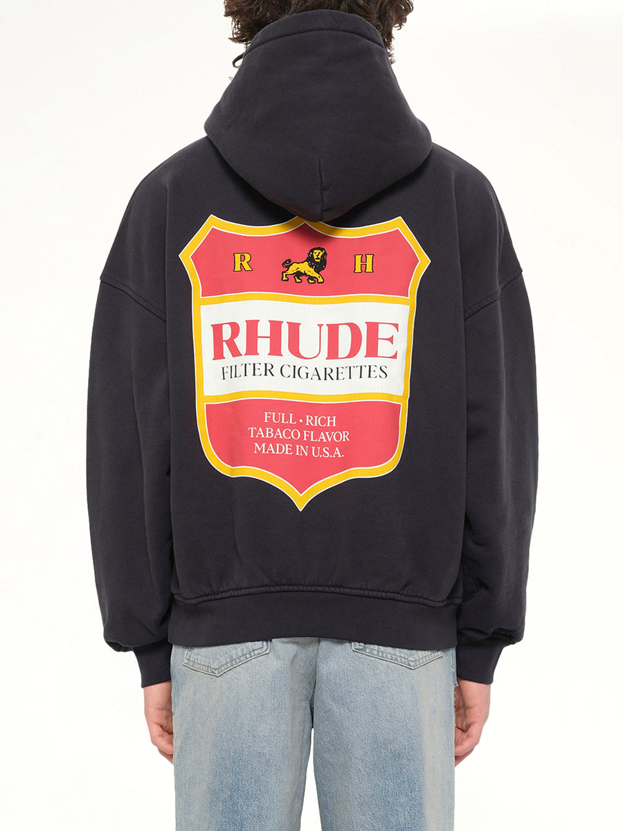 Filtaro Crest Hoodie in Vintage Black