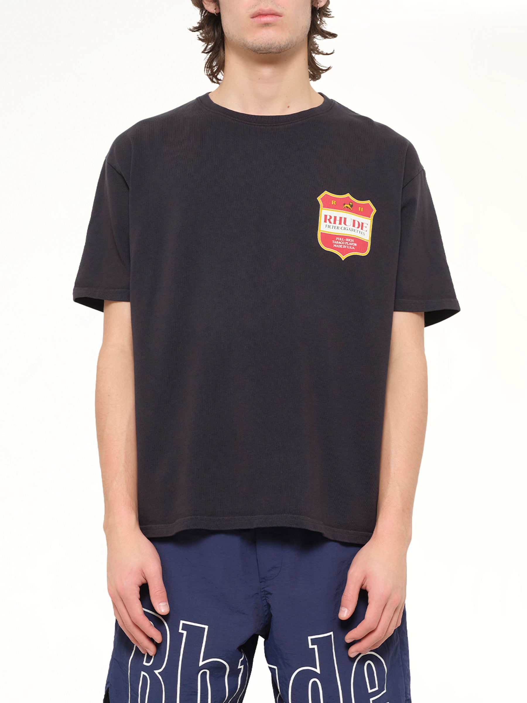Filtaro Crest T-Shirt in Vintage Black