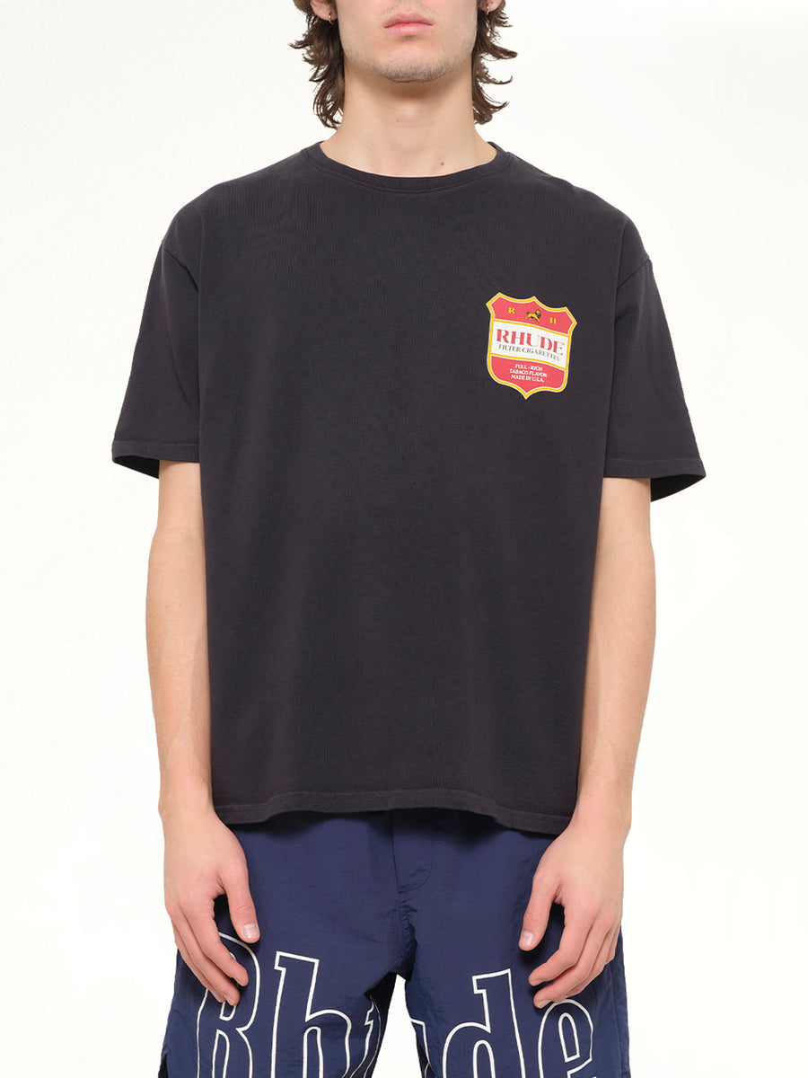 Filtaro Crest T-Shirt in Vintage Black