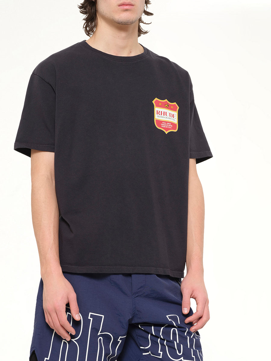Filtaro Crest T-Shirt in Vintage Black
