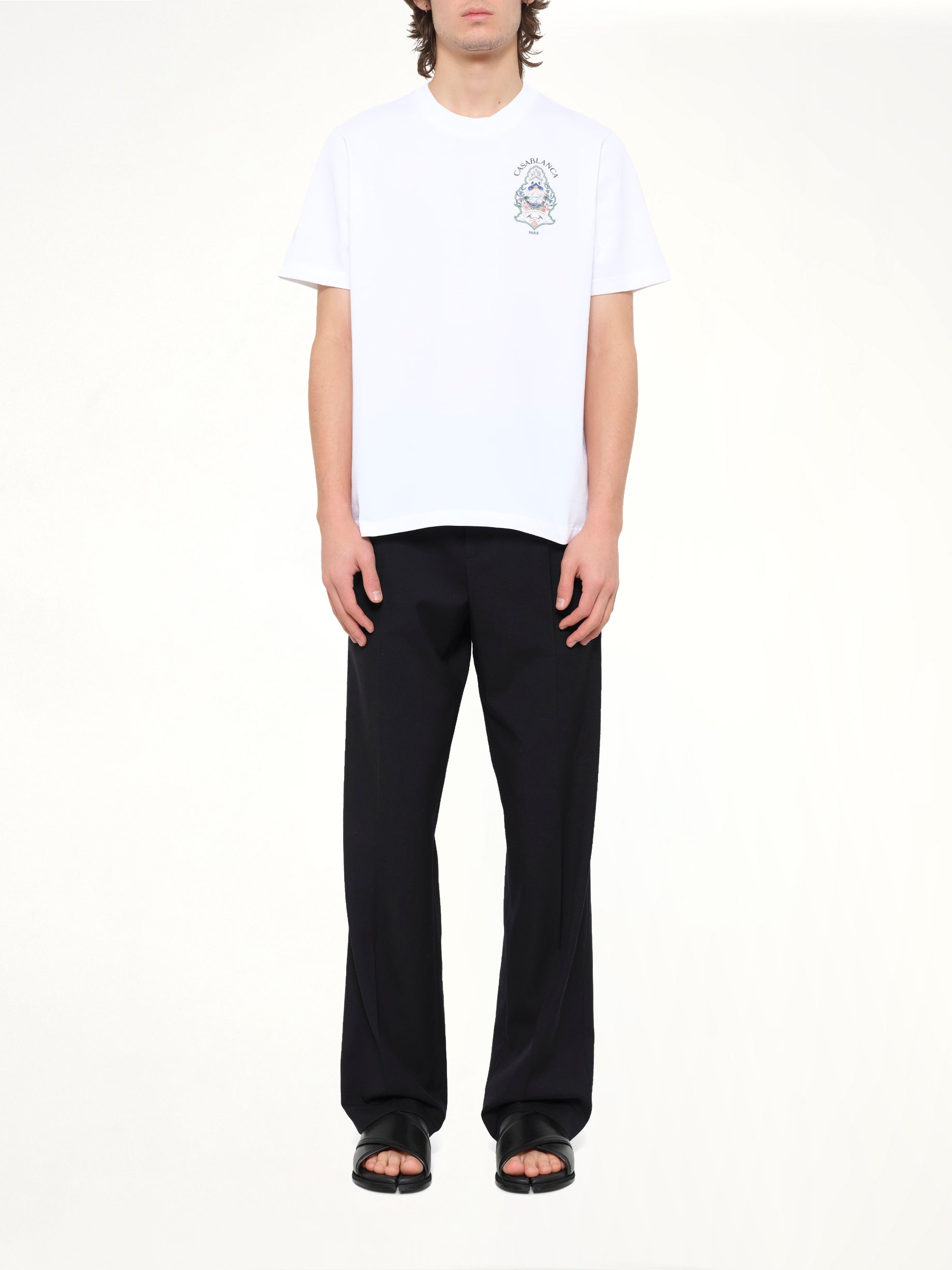 Hotel Emblem Classic T-Shirt in White