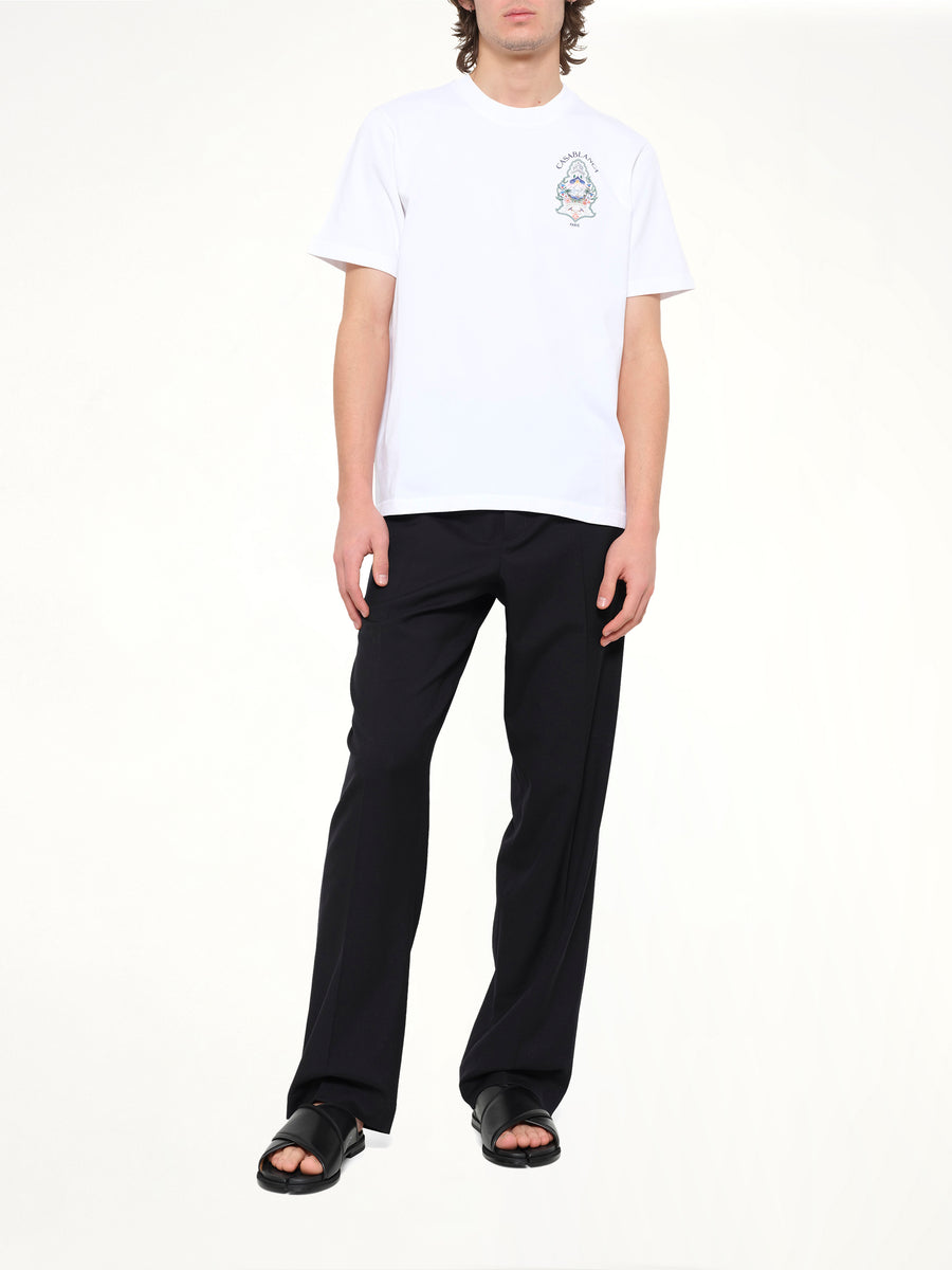 Hotel Emblem Classic T-Shirt in White