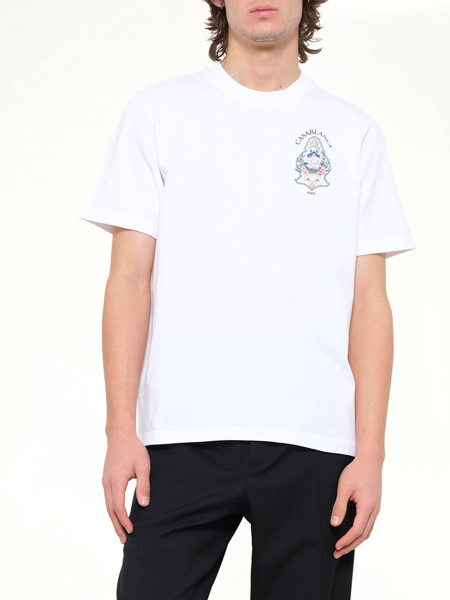 Hotel Emblem Classic T-Shirt in White