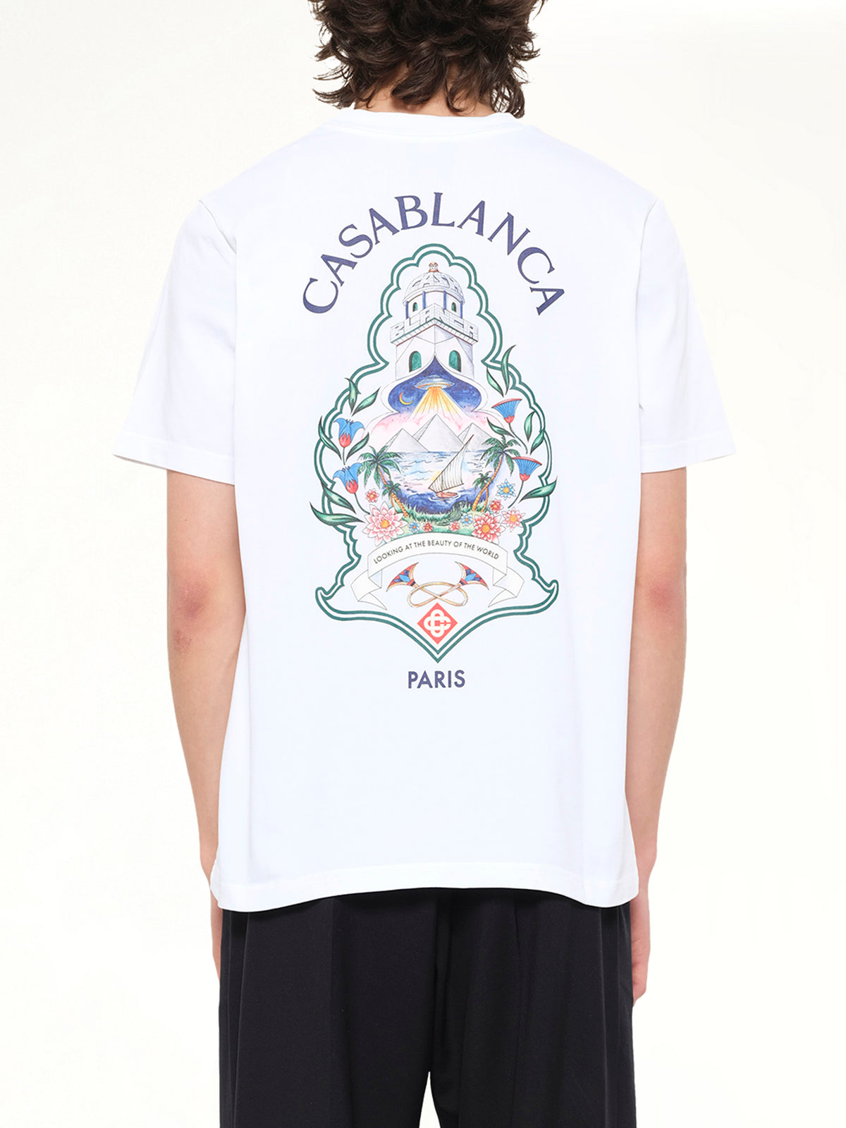 Hotel Emblem Classic T-Shirt in White