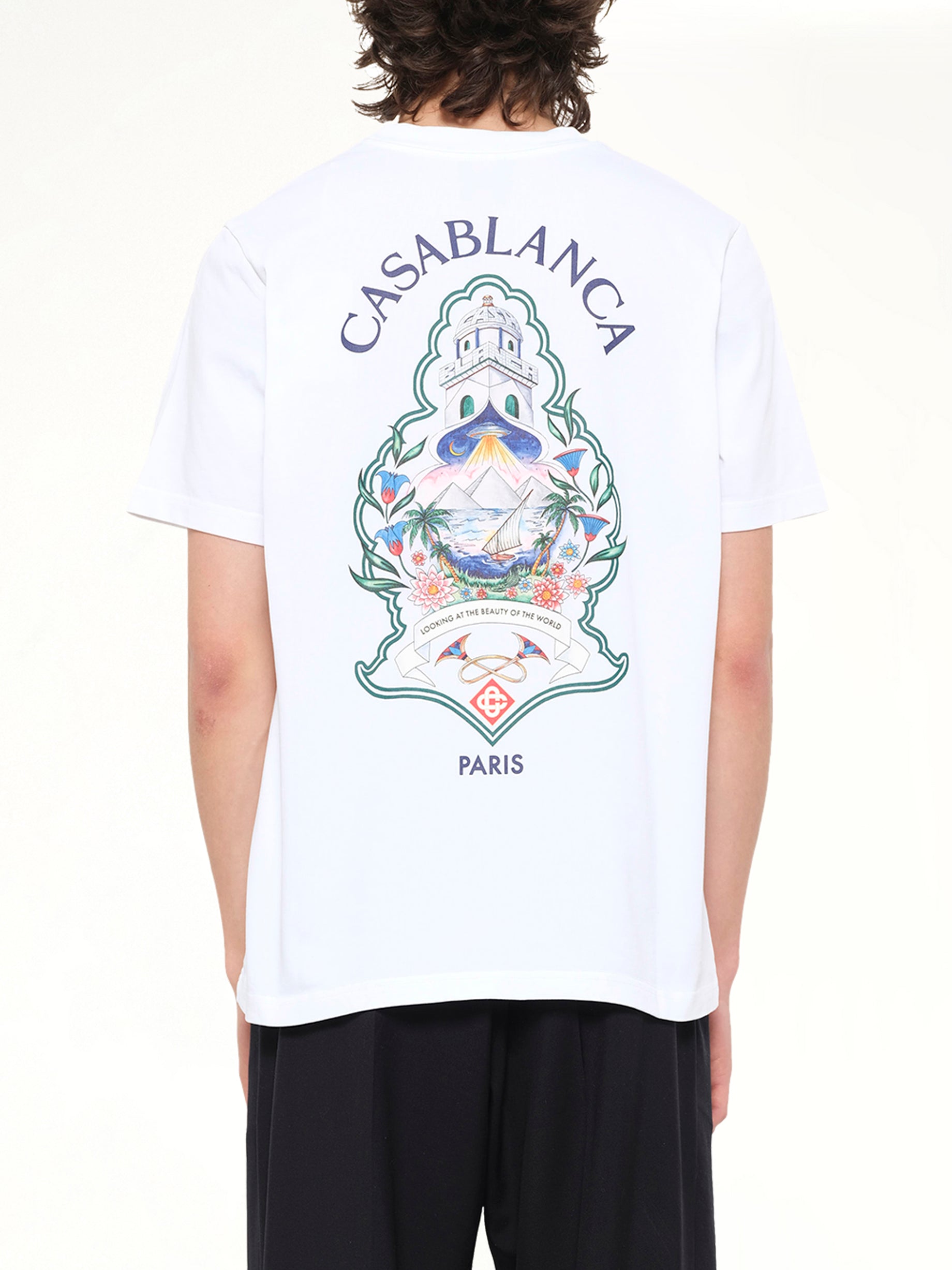 Hotel Emblem Classic T-Shirt in White