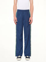 Poly Tafferta Track Pants in Navy