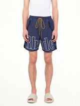 RH Logo Shorts in Navy