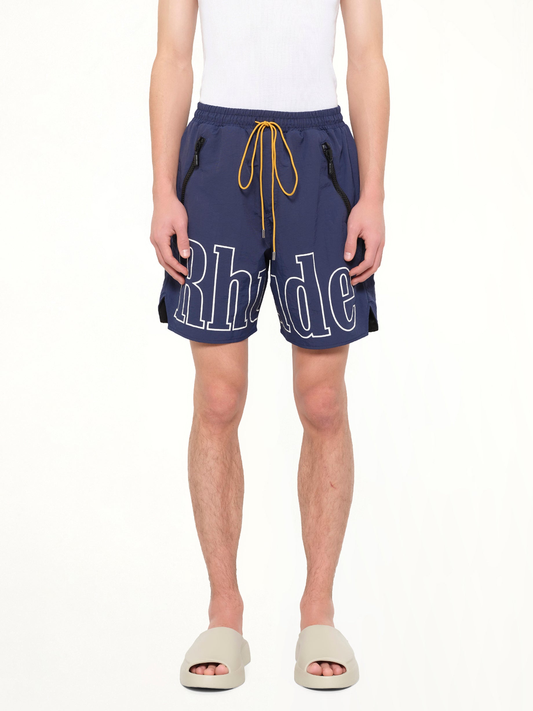 RH Logo Shorts in Navy