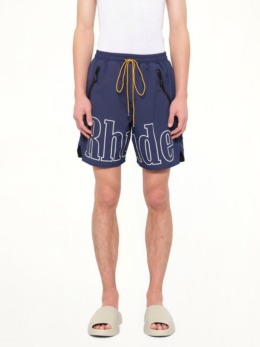 RH Logo Shorts in Navy