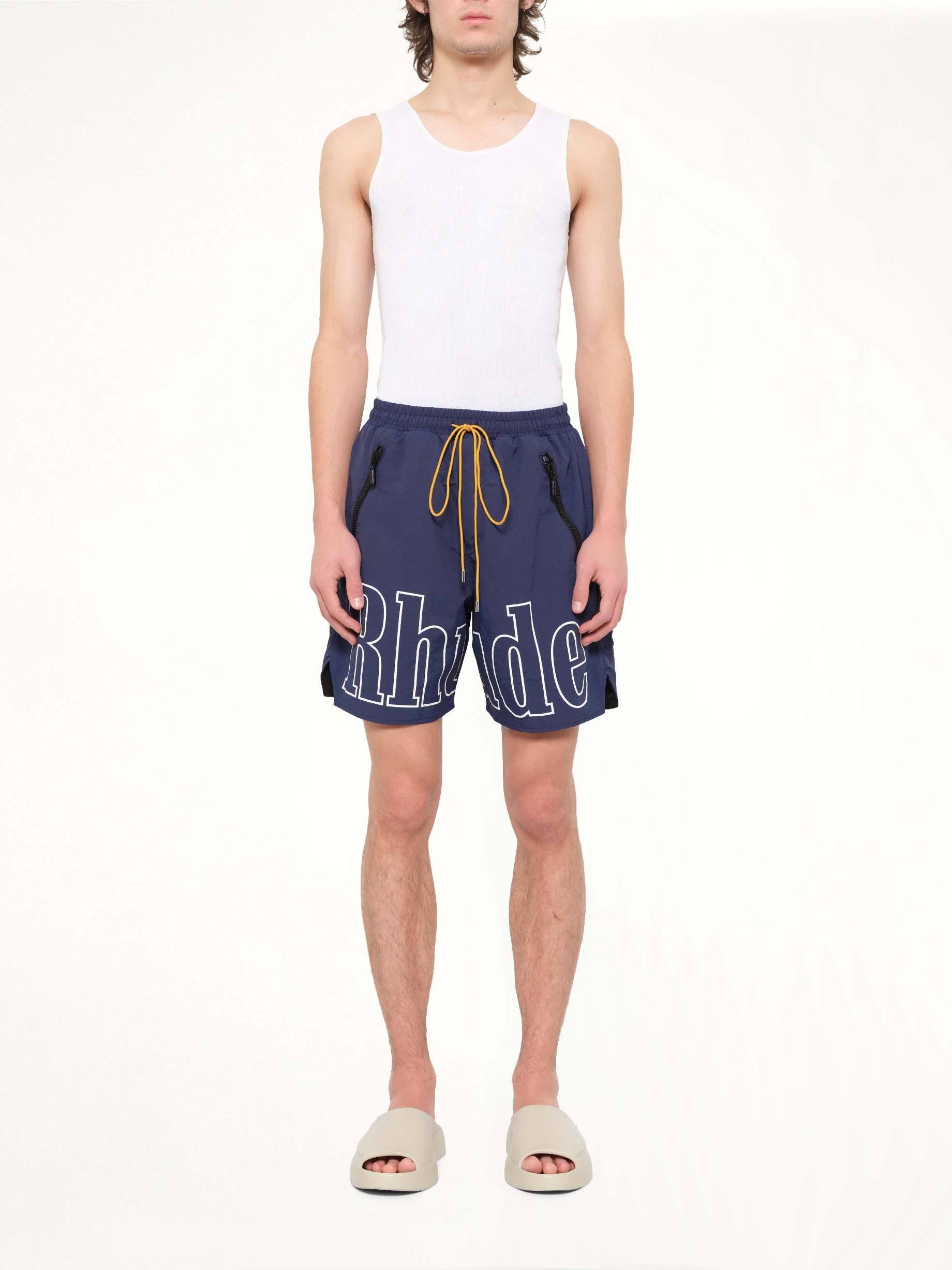 RH Logo Shorts in Navy