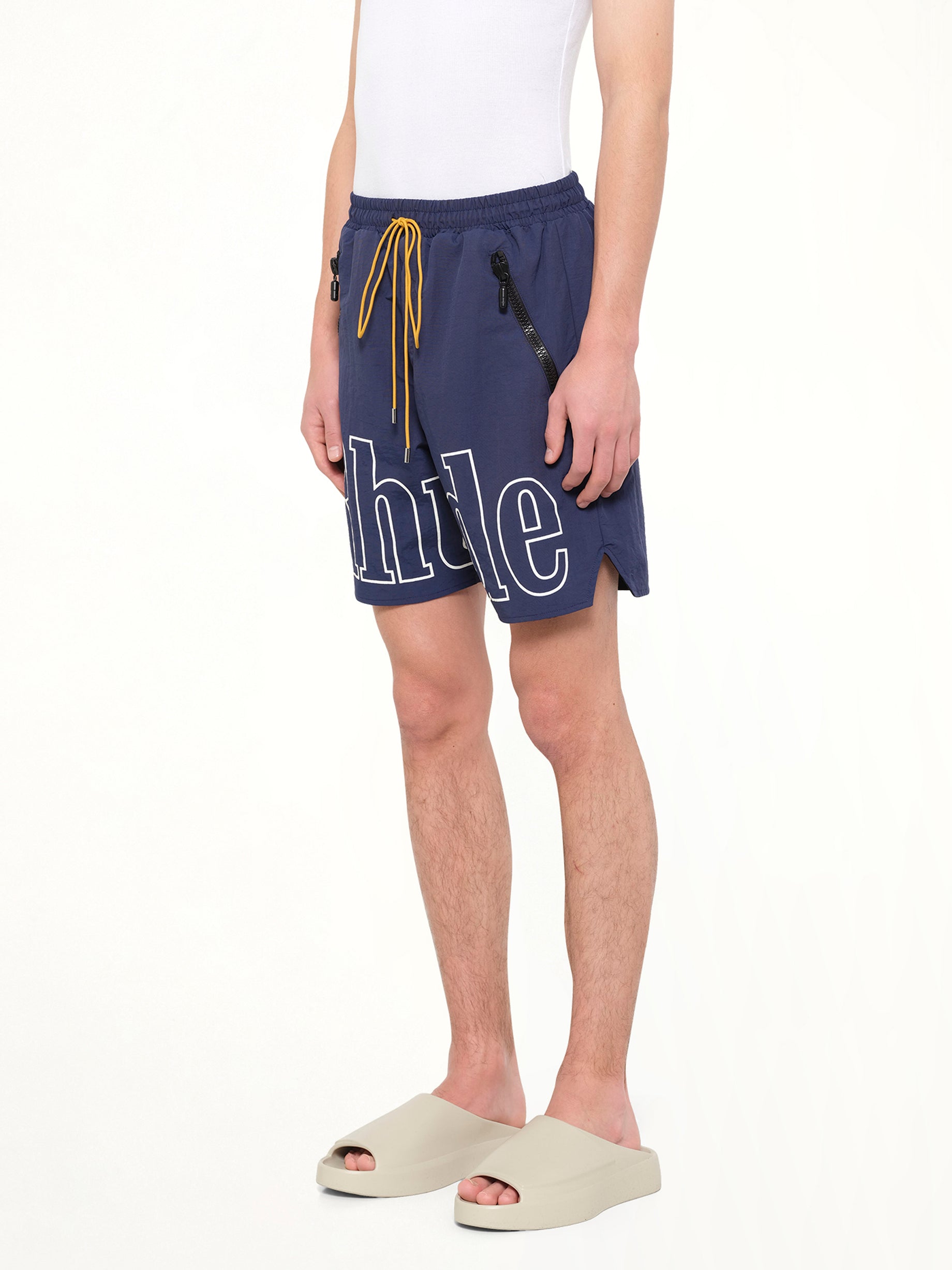 RH Logo Shorts in Navy