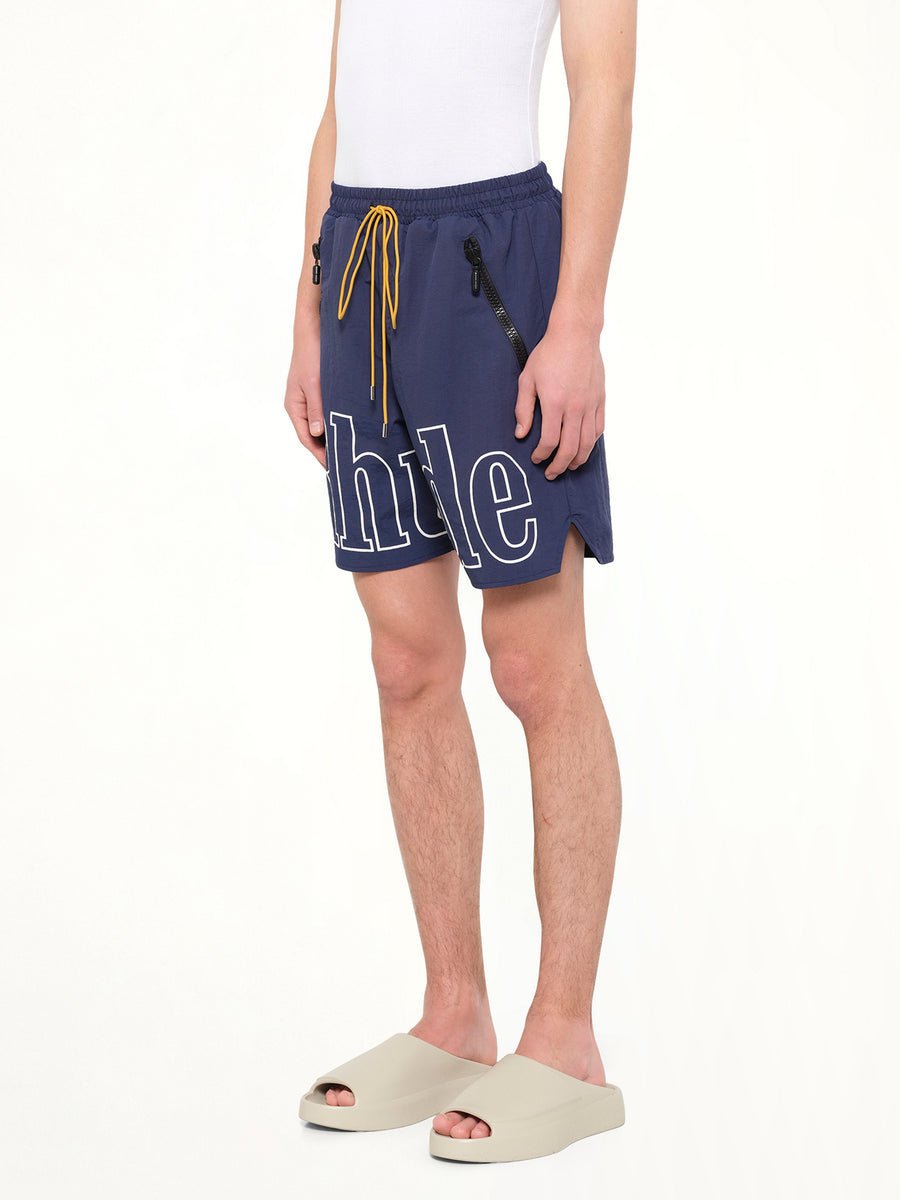 RH Logo Shorts in Navy