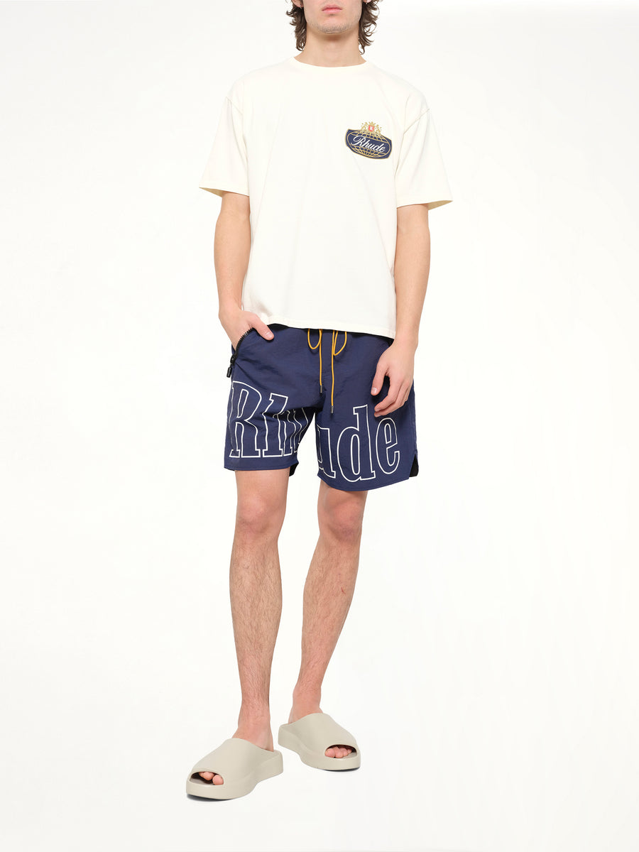RH Logo Shorts in Navy