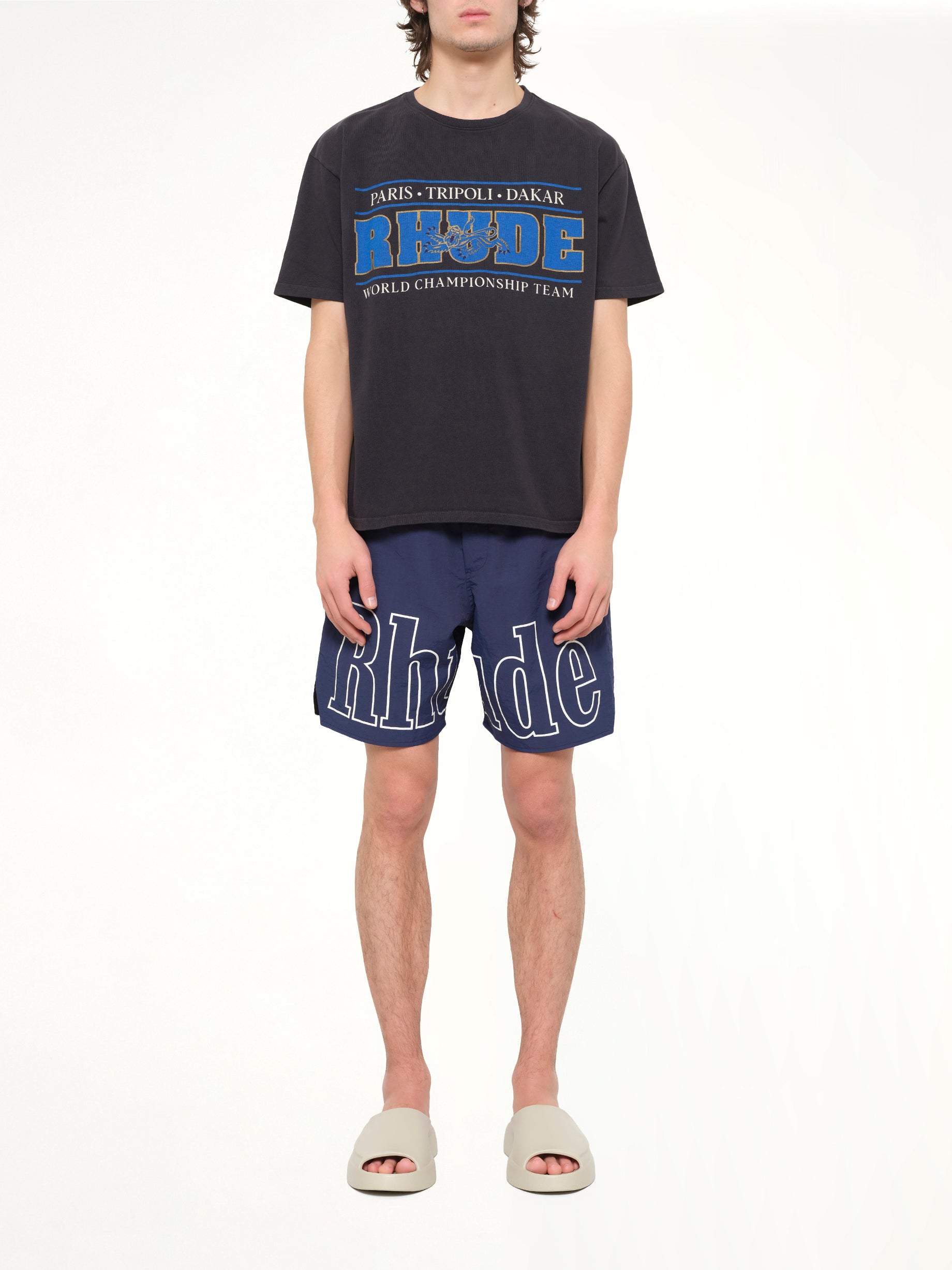 Rhude Chrono T-Shirt in Vintage Black
