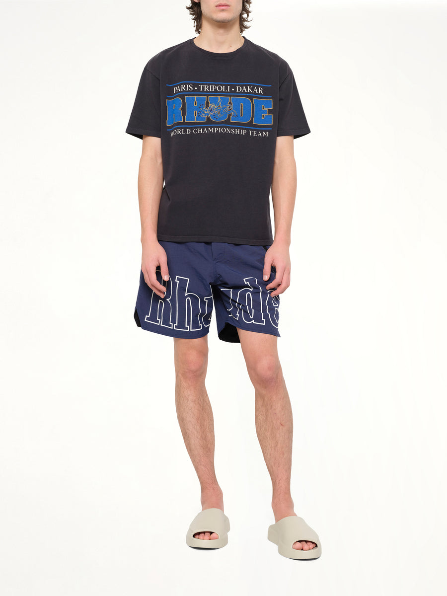 Rhude Chrono T-Shirt in Vintage Black