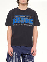 Rhude Chrono T-Shirt in Vintage Black