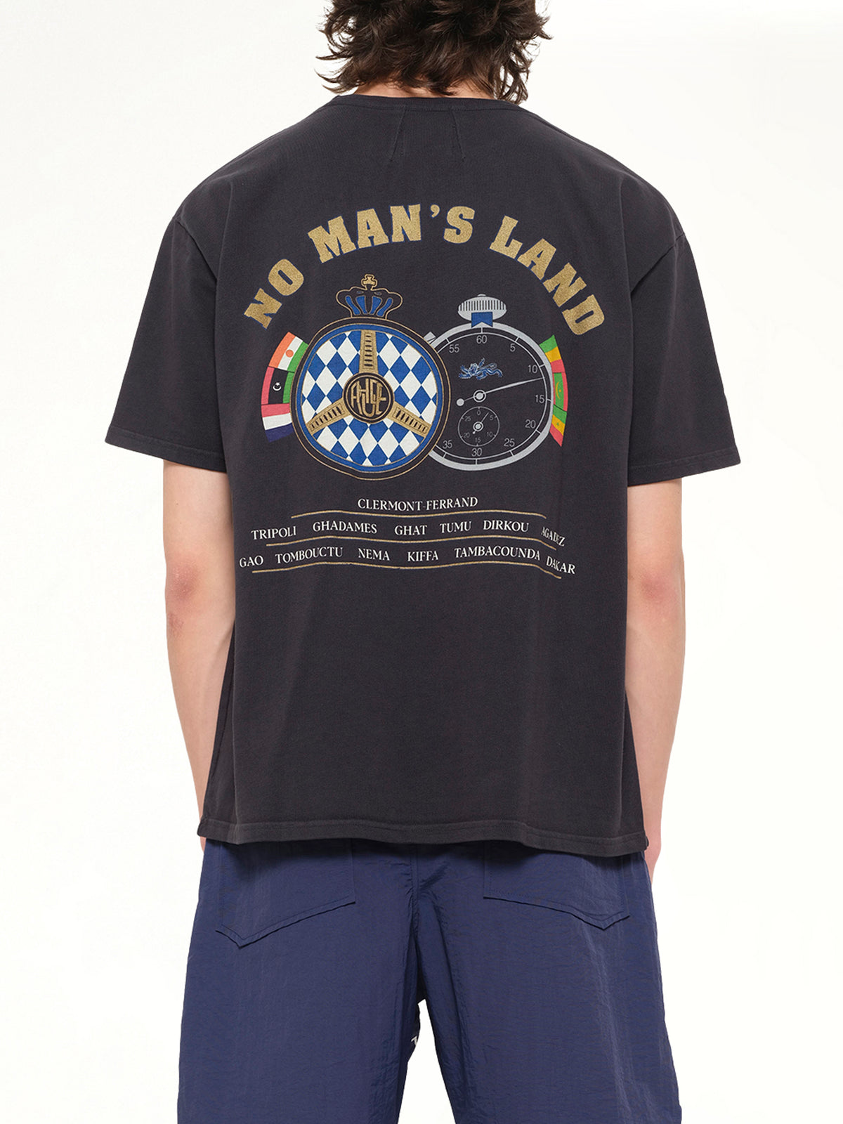Rhude Chrono T-Shirt in Vintage Black