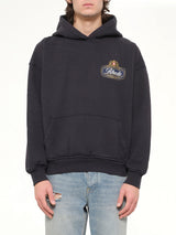 Rhude Safari Crest Hoodie in Vintage Black