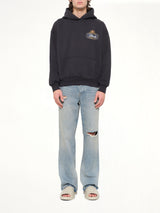 Rhude Safari Crest Hoodie in Vintage Black