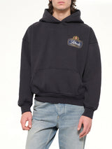 Rhude Safari Crest Hoodie in Vintage Black