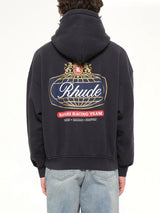 Rhude Safari Crest Hoodie in Vintage Black