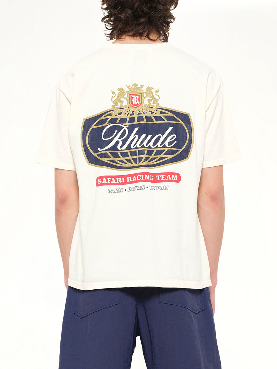Rhude Safari Crest T-Shirt in Vintage White