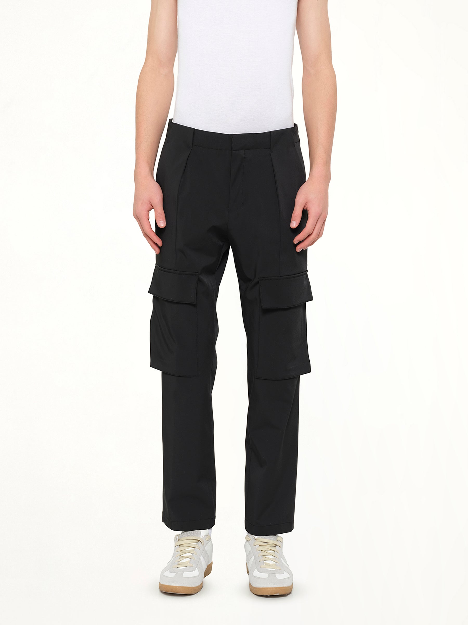 Casual Cargo Pants in Black