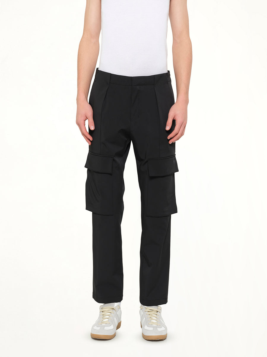 Casual Cargo Pants in Black