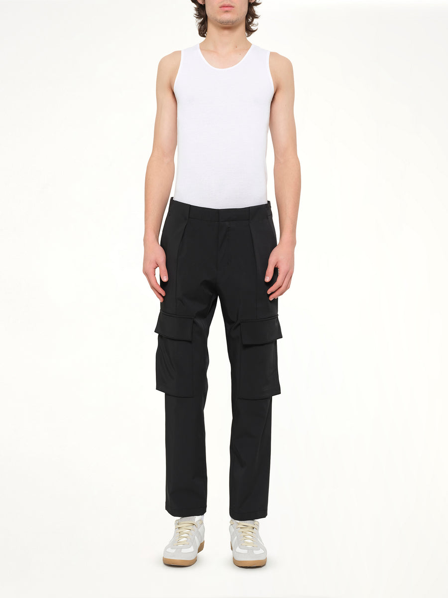 Casual Cargo Pants in Black
