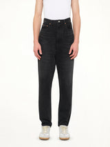 Denim Slim Pants in Black