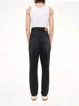 Denim Slim Pants in Black