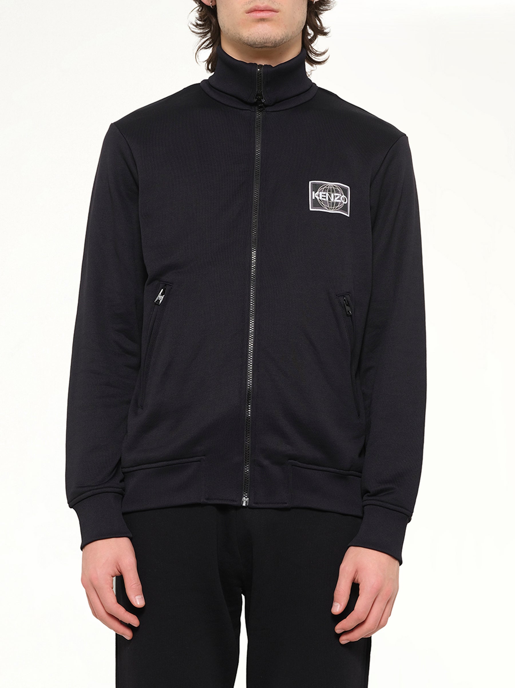 Kenzo Track Jacket in Black