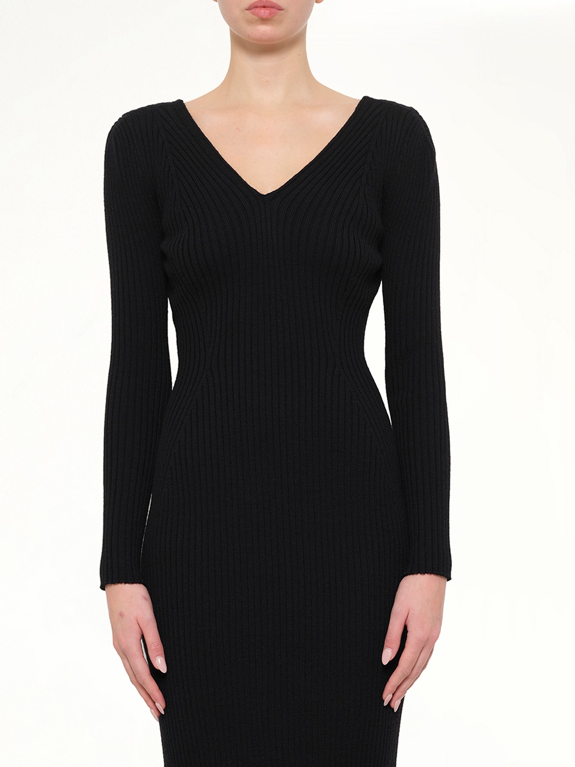 Lanvin Knit Dress in Black