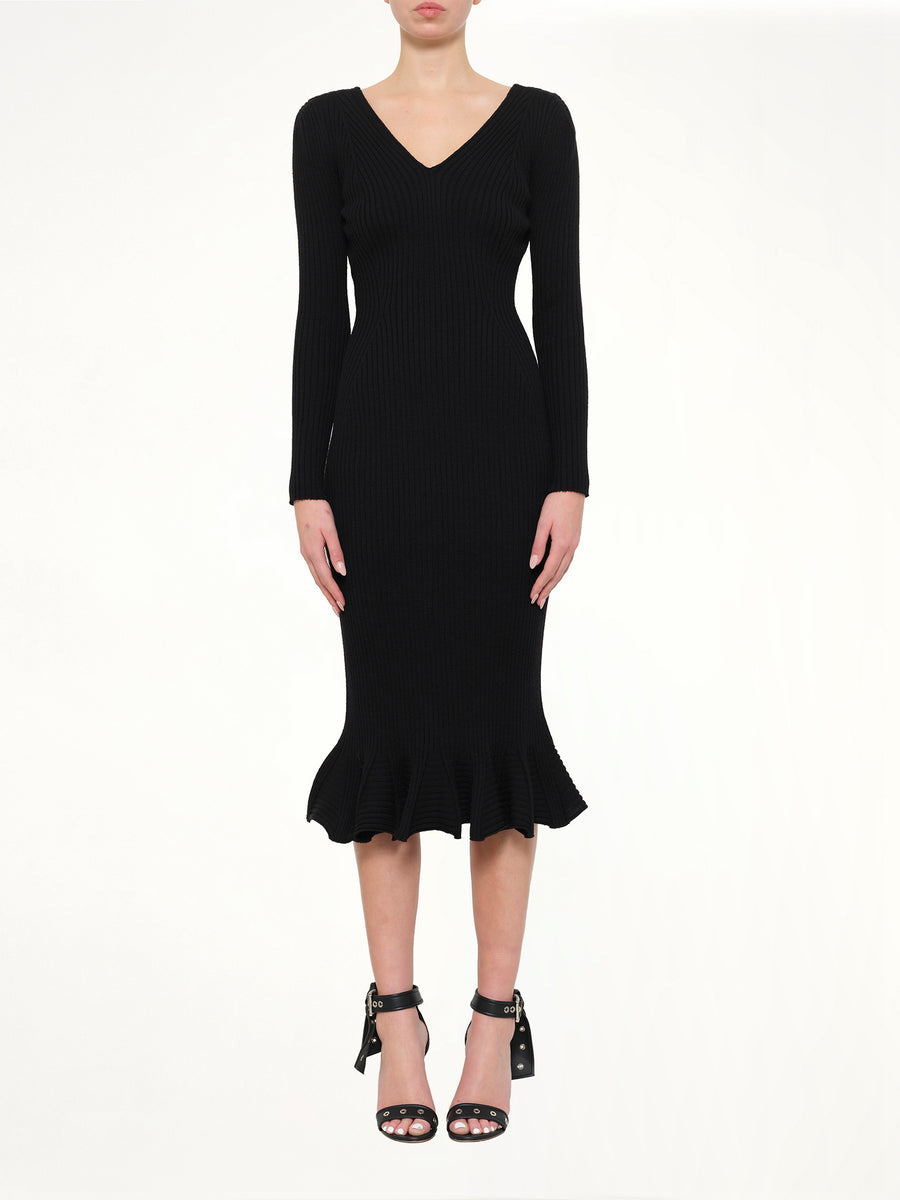 Lanvin Knit Dress in Black