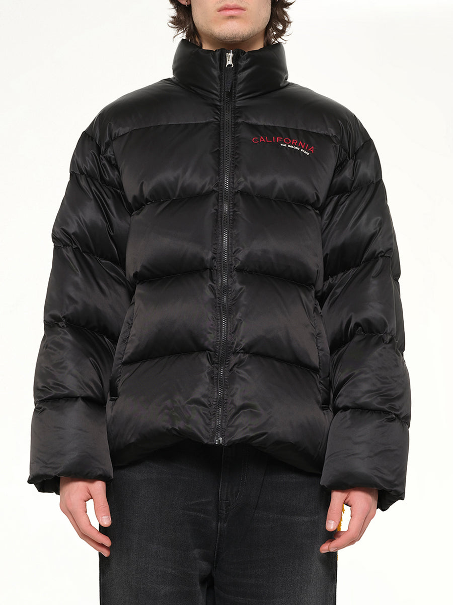 Pillow Packable Down Jacket in Black