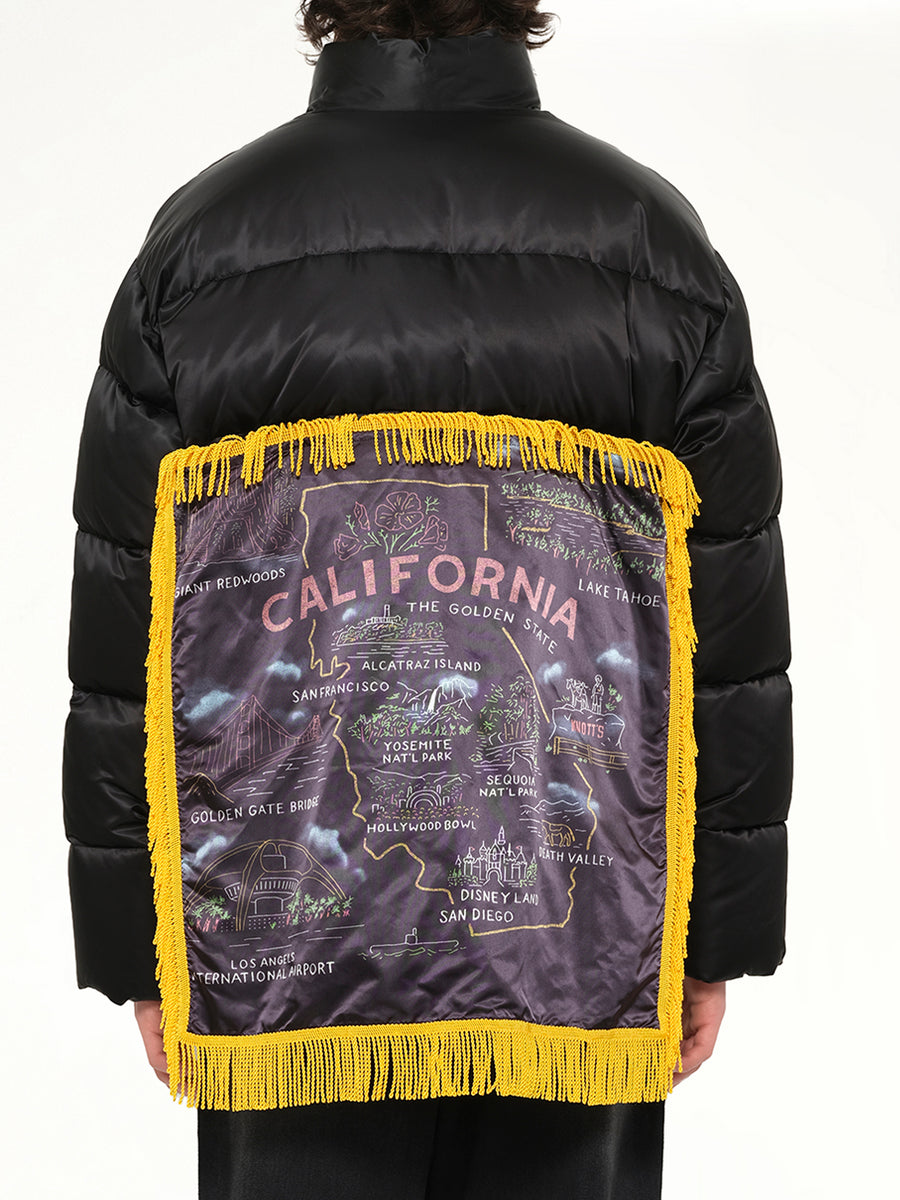 Pillow Packable Down Jacket in Black