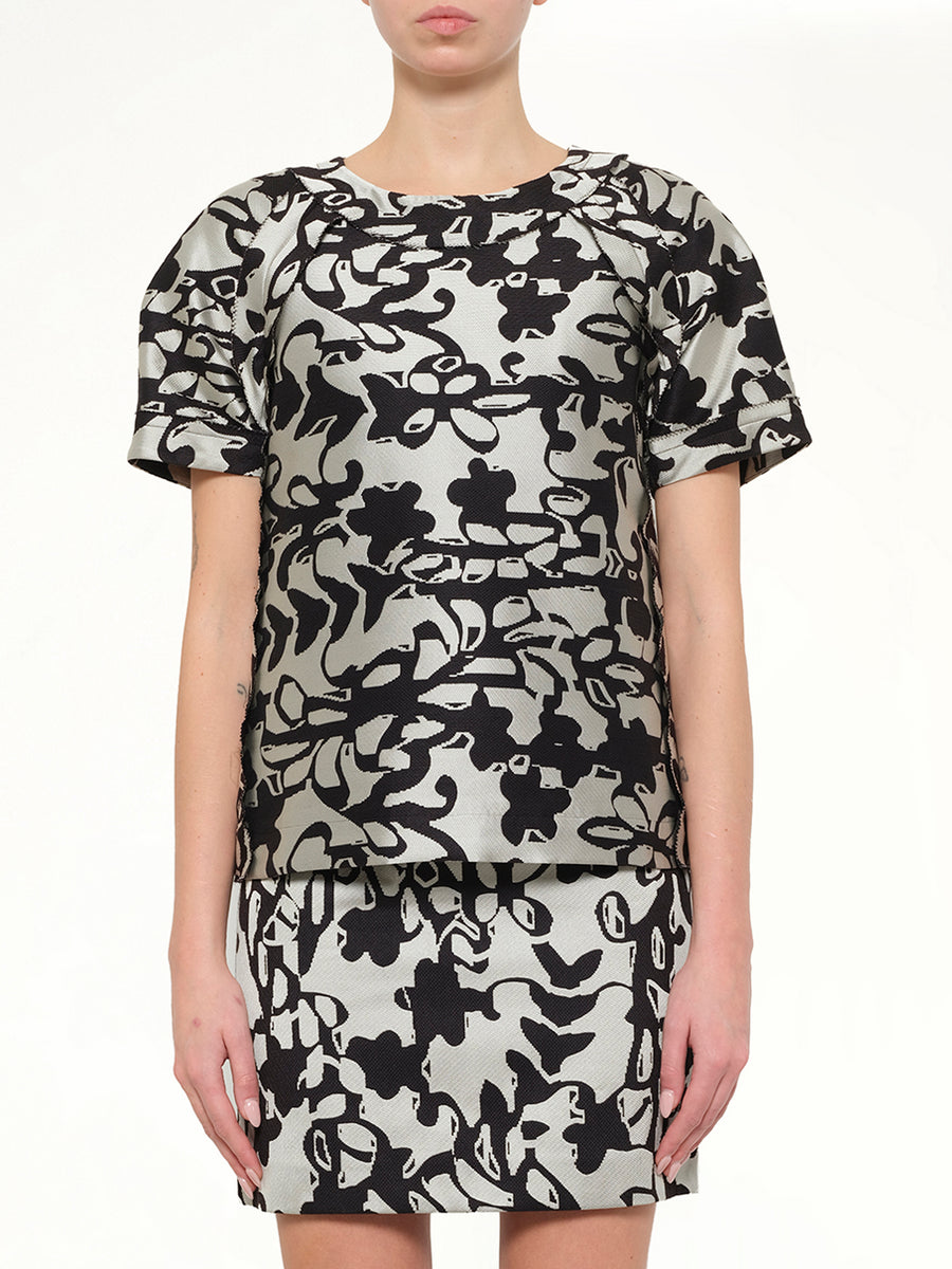 Print Top in Black