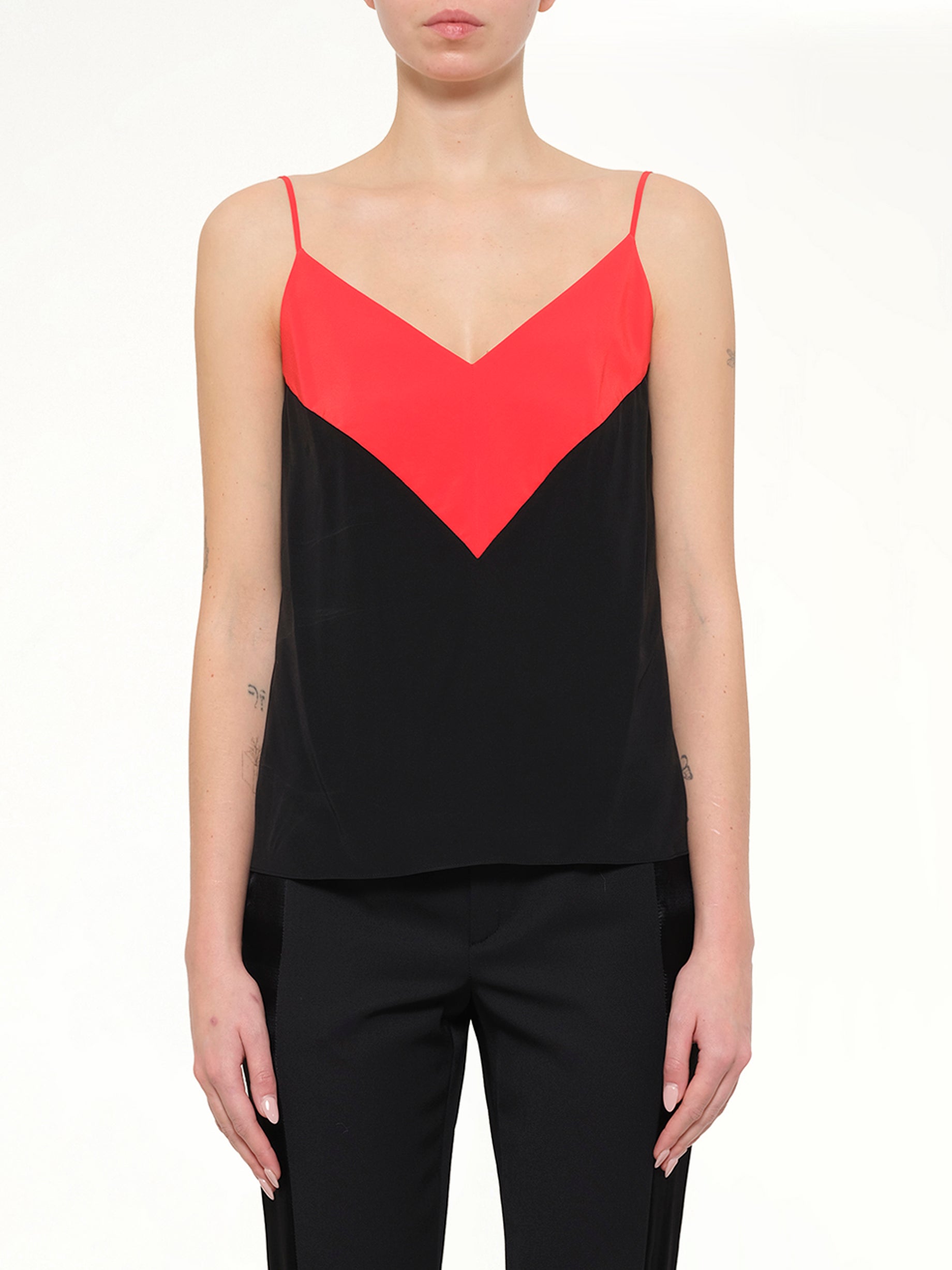 Silk Top in Black