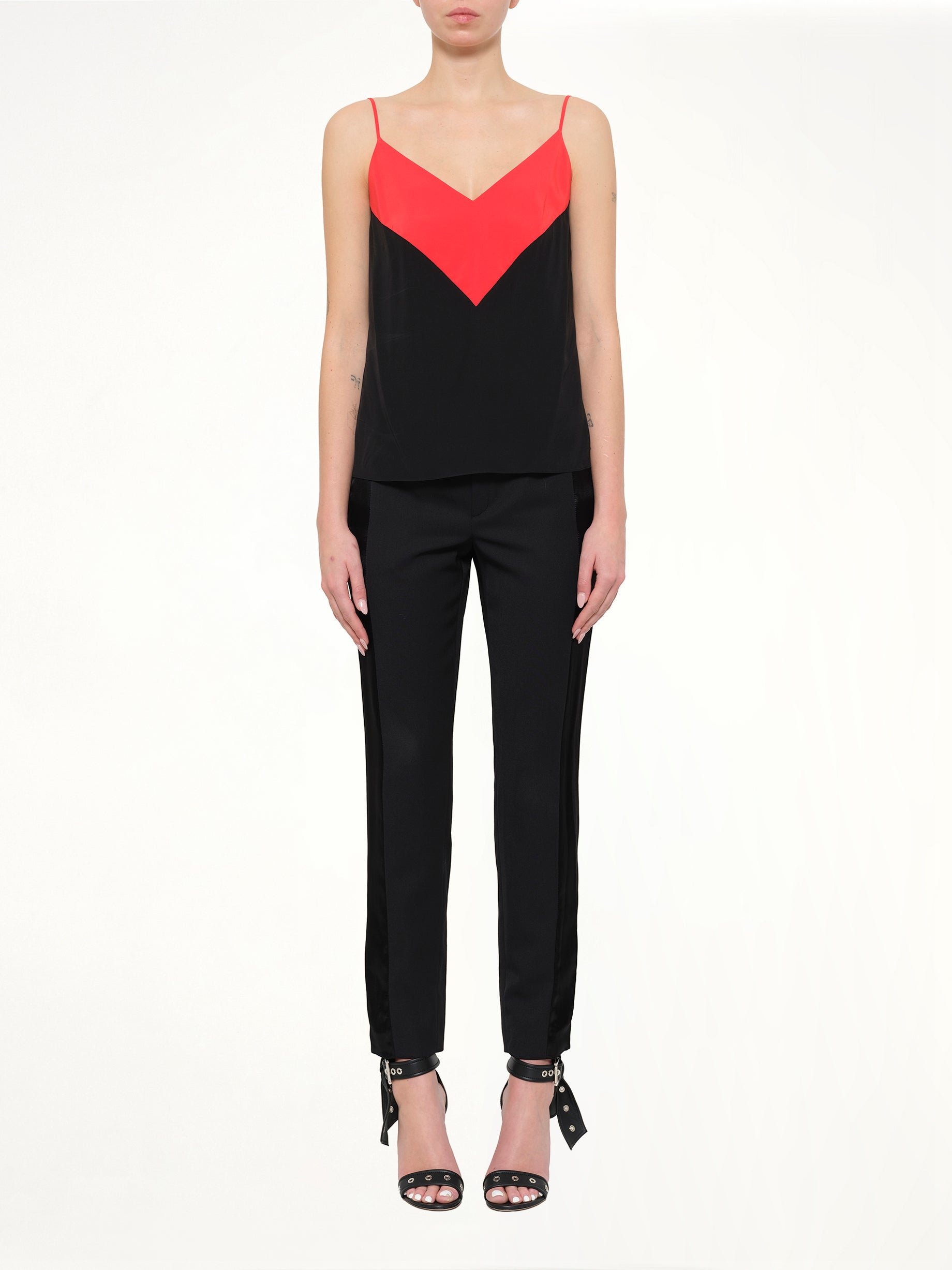Silk Top in Black