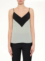 Silk Top in Green