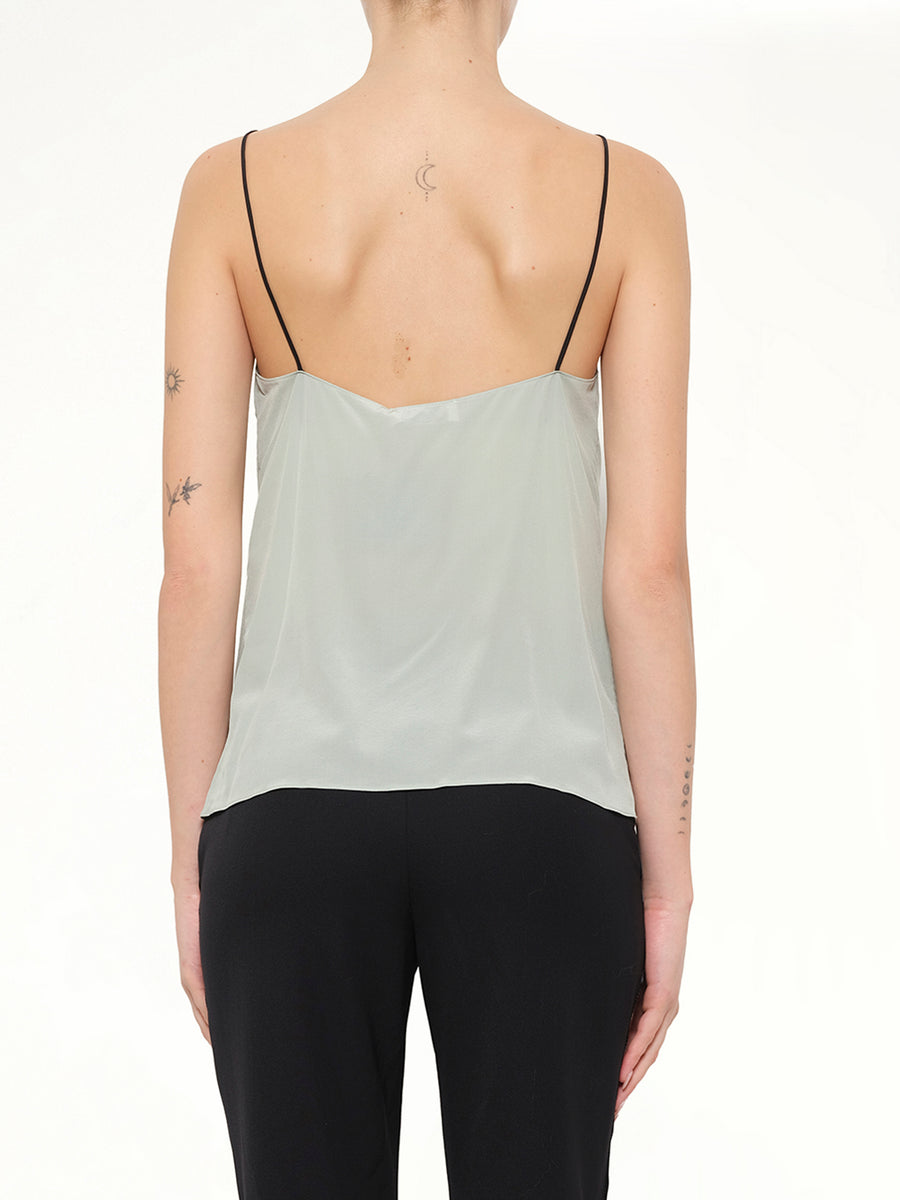Silk Top in Green
